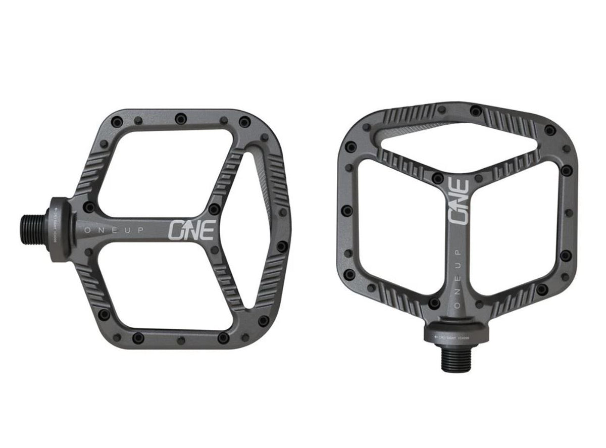 OneUp Aluminum Platform Pedals - Gray