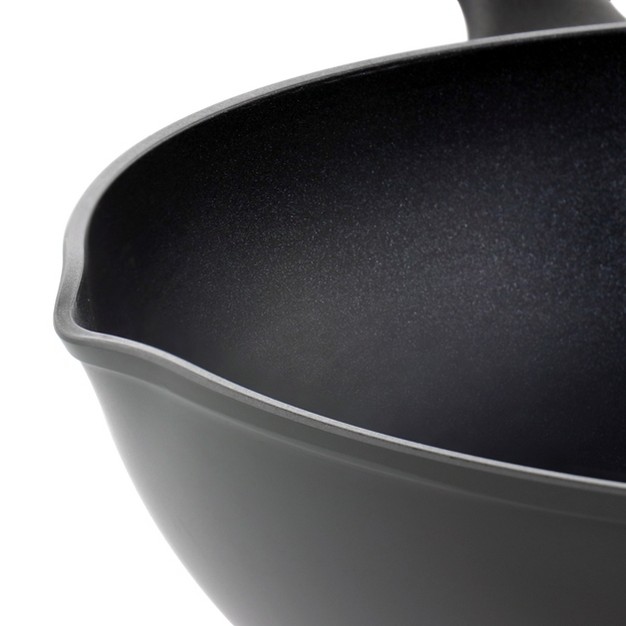 Oster Kingsway 4 1 Quart Aluminum Nonstick Wok In Black