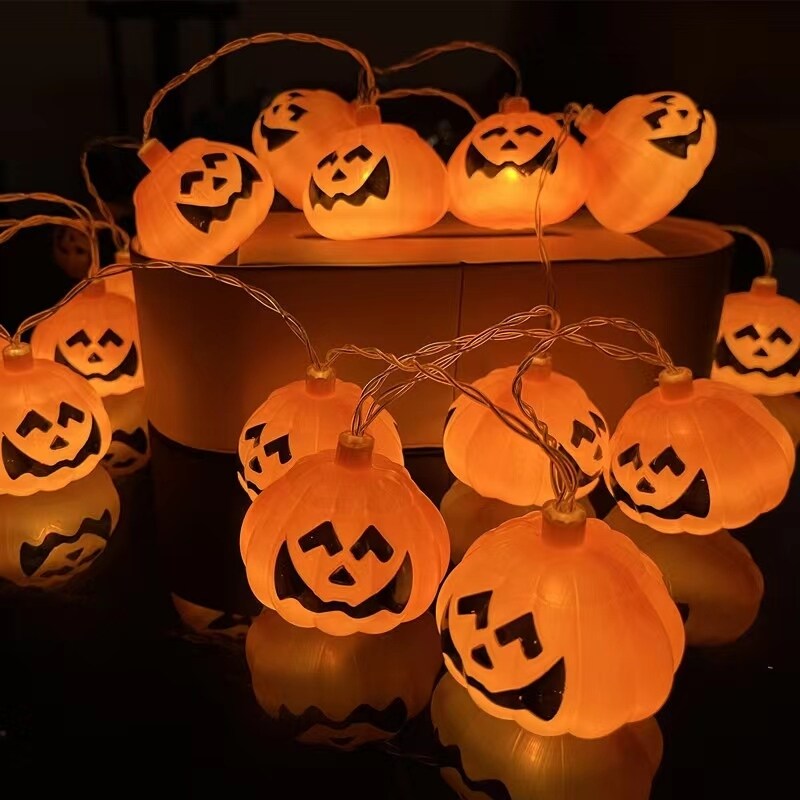 10LED Pumpkin String Fairy Lights for Halloween Party Decor Shopping - The Best Deals on String Lights | 40625583