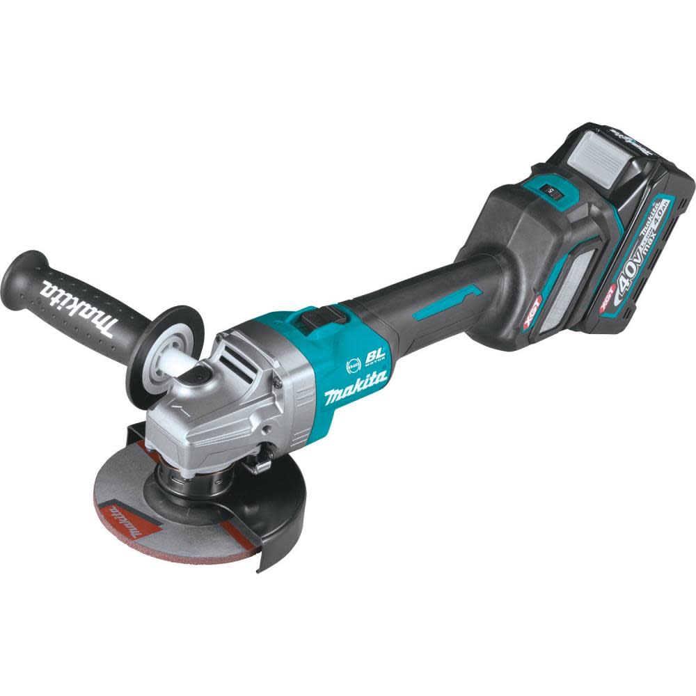 Makita XGT 40V max 4 1/2” / 5 Angle Grinder Kit