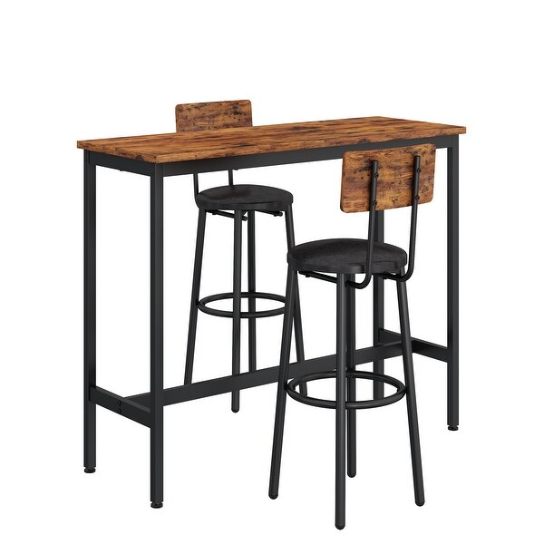 3PC Bar Table Set with 2 Bar Stools