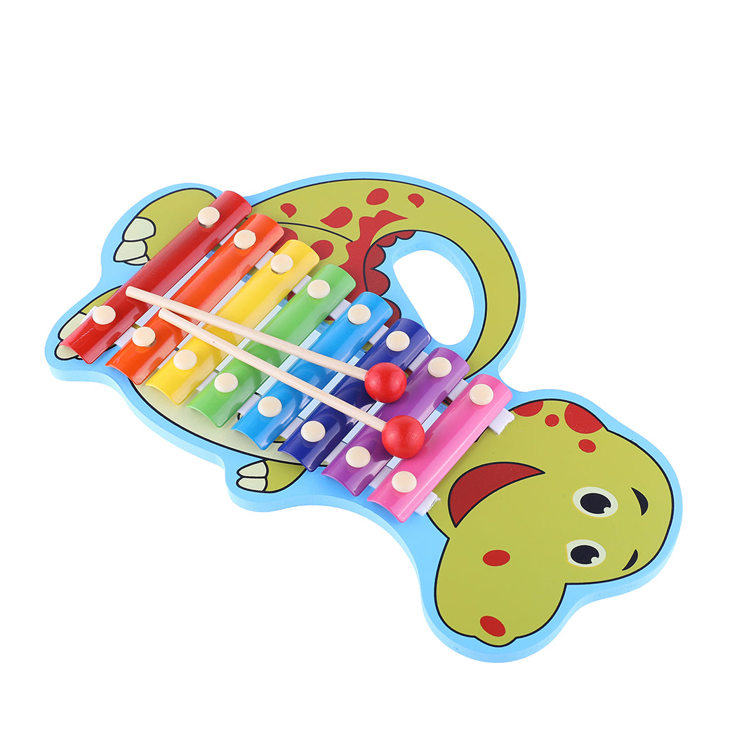 veZve Baby Xylophone Musical Toy Instrument for Kids 3 to 6 Years Old， Dino