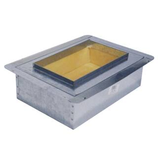 Master Flow 8 in. x 8 in. Duct Board Insulated Register Box - R6 DIRB8X8