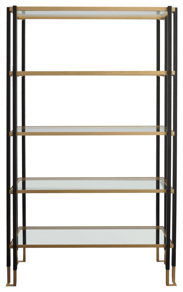 Uttermost Kentmore Modern Etagere   Modern   Bookcases   by Zin Home  Houzz