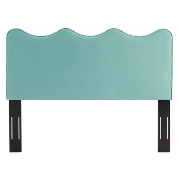 Athena Performance Velvet Twin Headboard - - 33937076