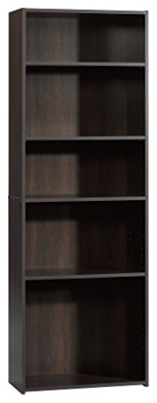 Sauder Beginnings 5 Shelf Bookcase  Cinnamon Cherry finish   Transitional   Bookcases   by Global Discount Store LLC  Houzz