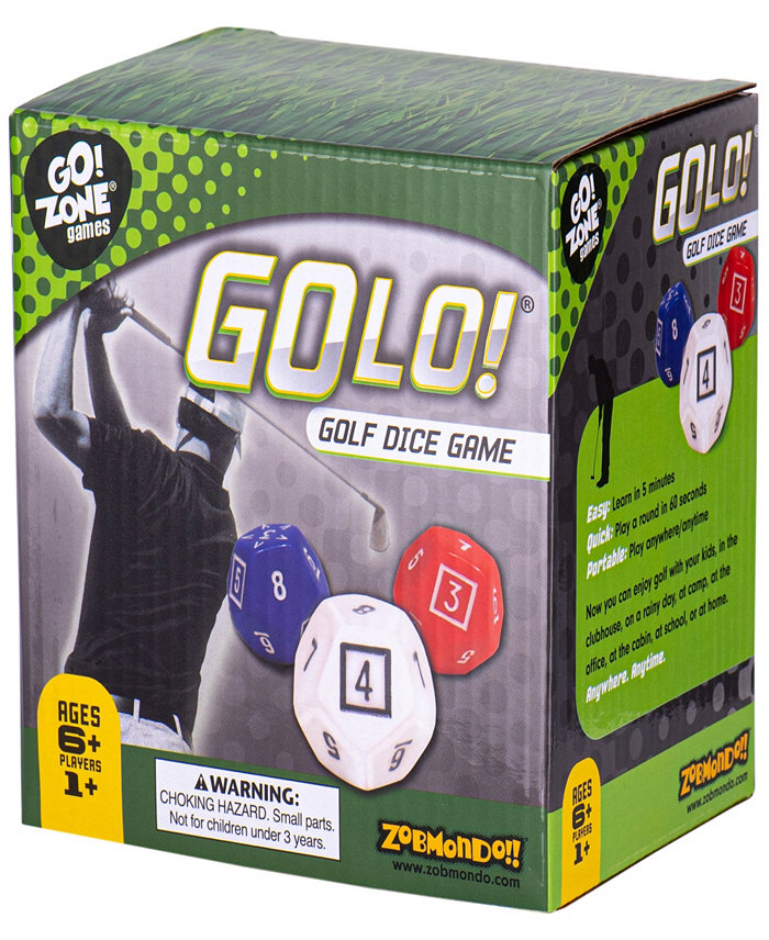 Zobmondo Golo Golf Dice Game Award Winning Fun Game for Home or Travel