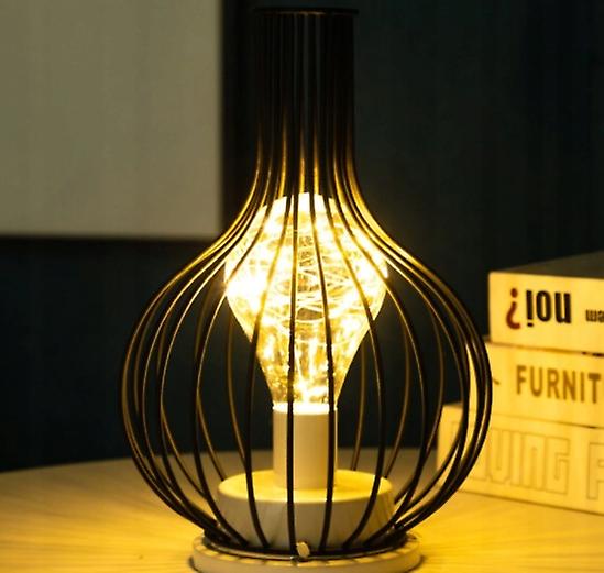 Hsla Led Copper Wire Wine Bottle Night Light