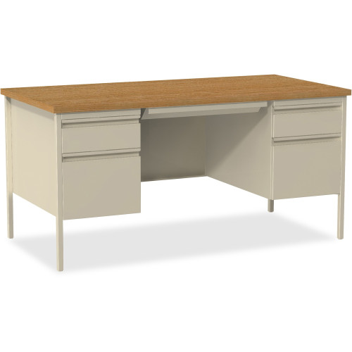 Lorell Fortress Series Double-Pedestal Desk (60926)