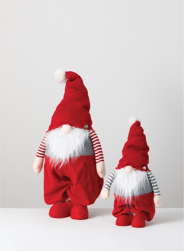 Sullivans Set Of 2 Oversized Standing Telescopic Gnome Figurines 44 quot h amp 35 quot h Red