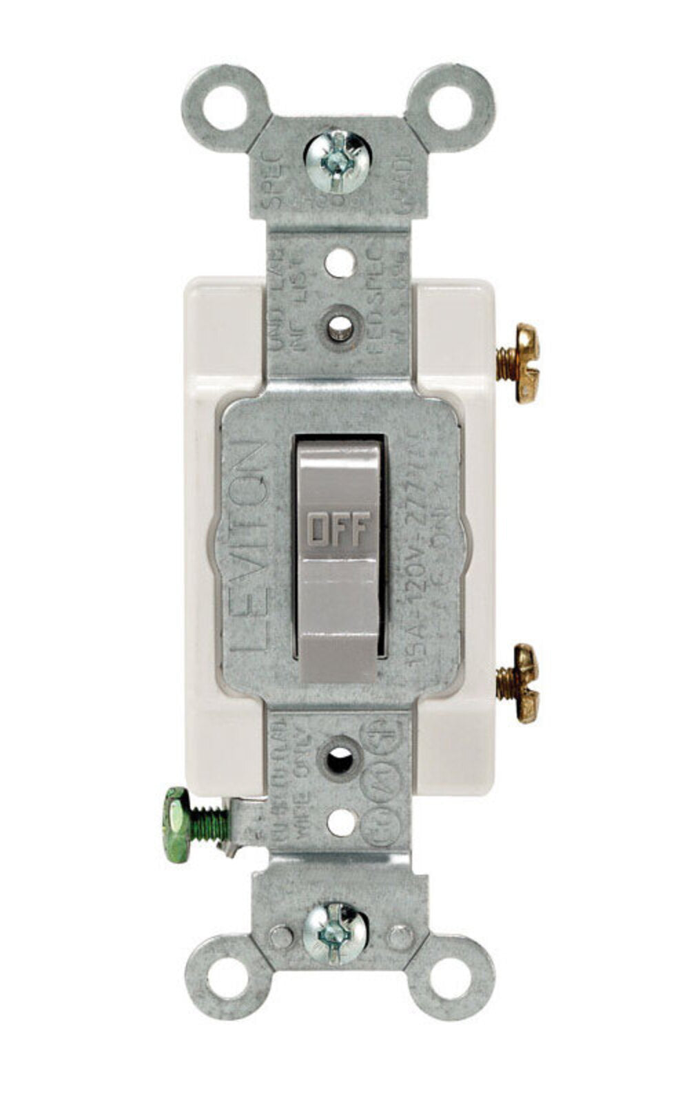 COMM 1P SWITCH 15A GRAY