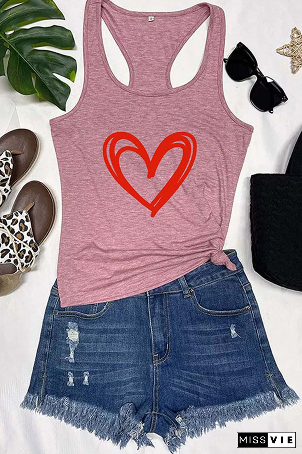 Valentine's Day Sleeveless Tank Top Wholesale