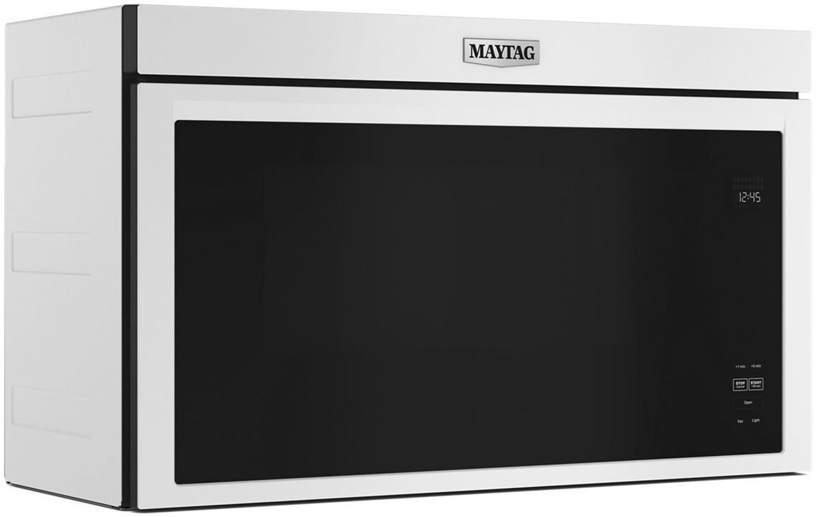 Maytag 1.1 Cu. Ft. White Over-The-Range Flush Built-In Microwave