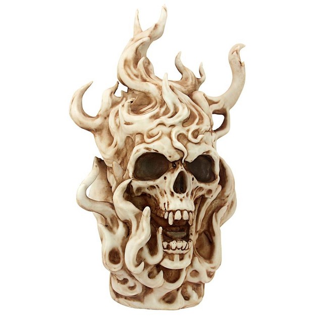 Design Toscano Hell S Flames Vampire Skull Statue