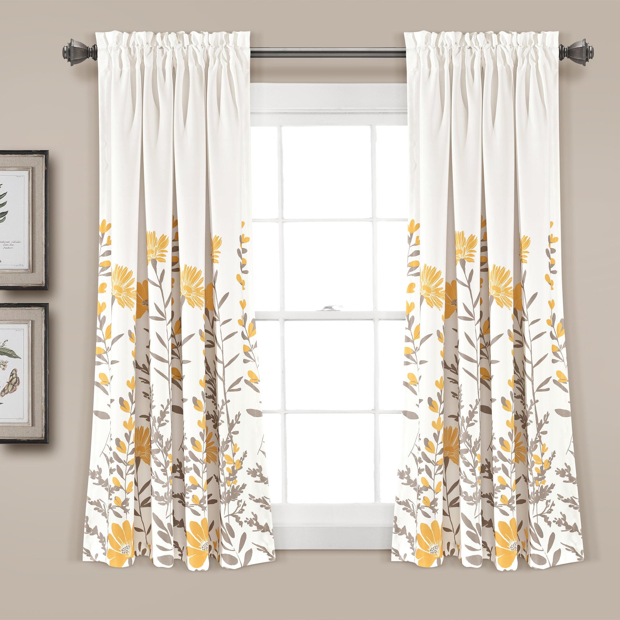 Aprile Room Darkening Window Curtain Set