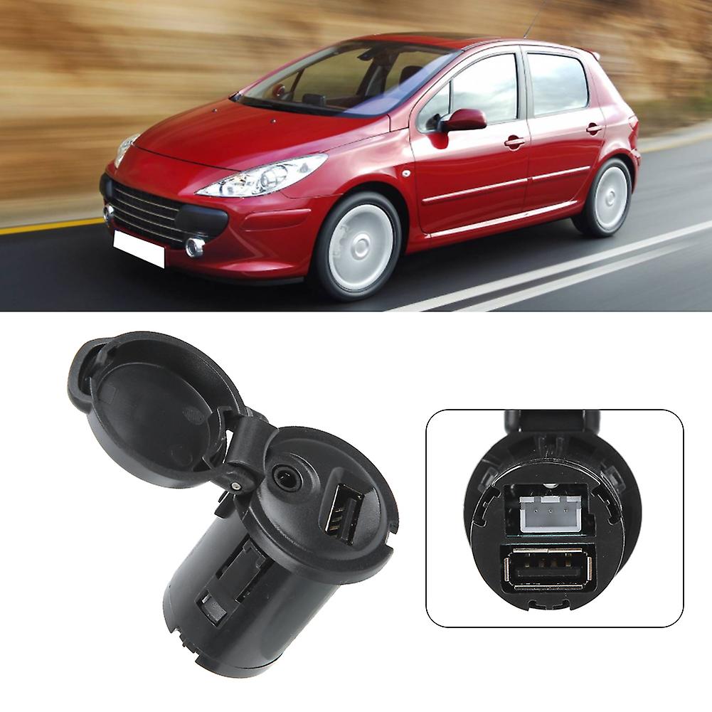 Aux-in Usb Audio Cable Adapter Fit For Peugeot 307 407 308 408 508 3008