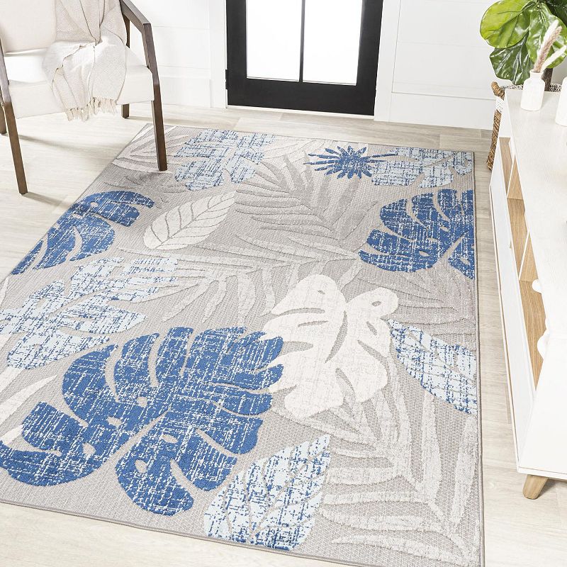 Monstera Tropical Leaf Rug