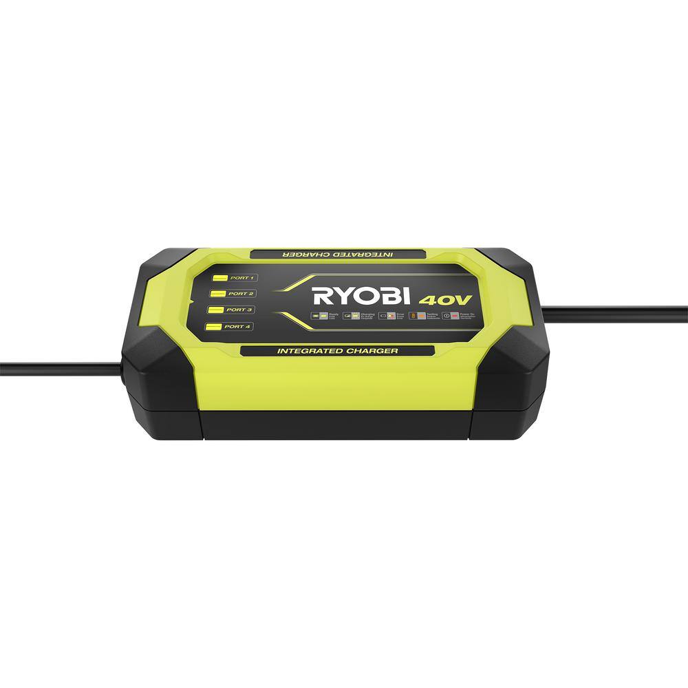 RYOBI 40-Volt Integrated Rapid Charger Accessory OP40CSA