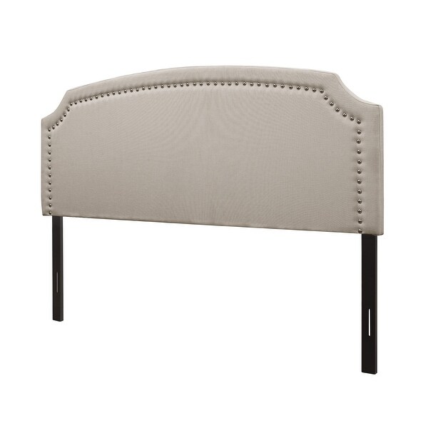 Cora Upholstered Clipped-corner Headboard w/ Nailhead Trim - - 33093745