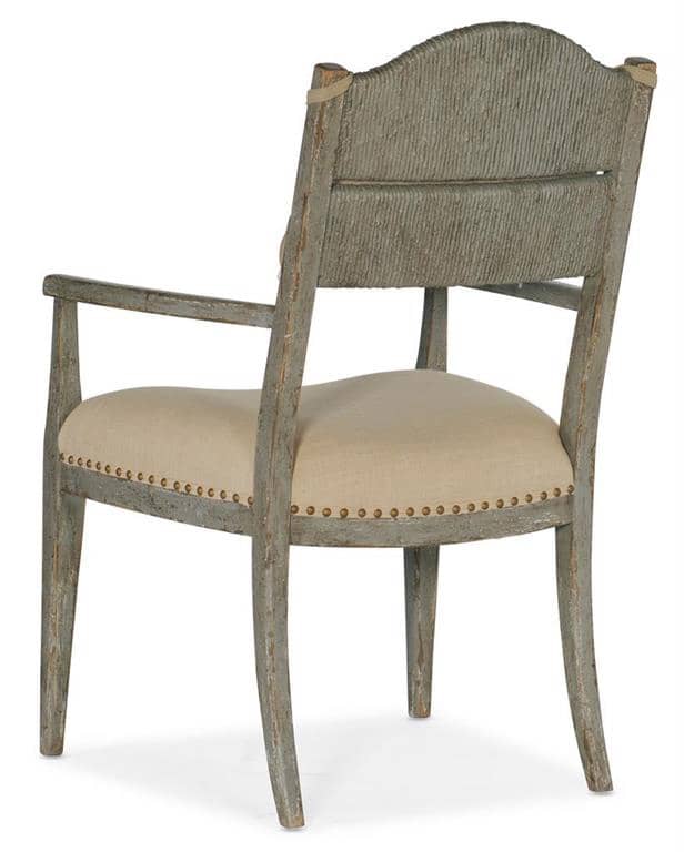 Hooker Furniture Dining Room Alfresco Aperto Rush Arm Chair