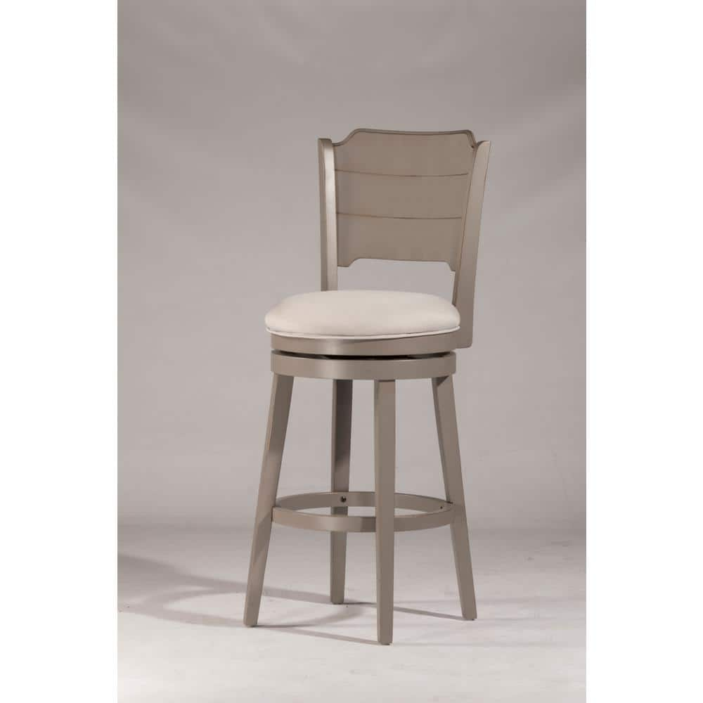 Hillsdale Furniture Clarion Distressed Gray Swivel Bar Stool 4541-830