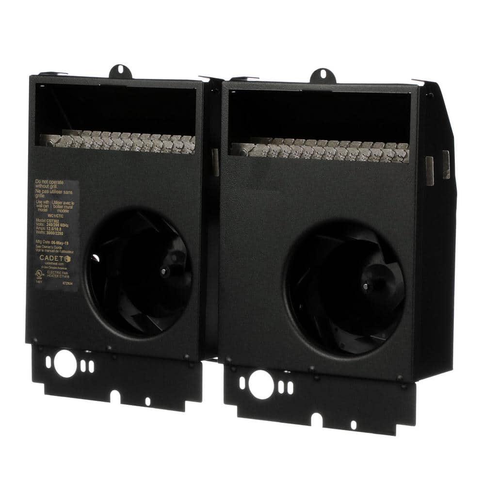 Cadet 240208volt 30002250watt ComPak Twin Inwall Fanforced Replacement Electric Heater Assembly