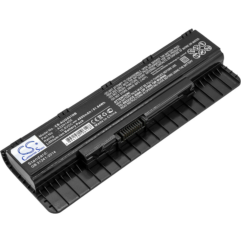 Asus G551 G551J G551JB G551JK G551JM G551JW G551JX Replacement Battery BatteryClerkcom Laptop and Notebook