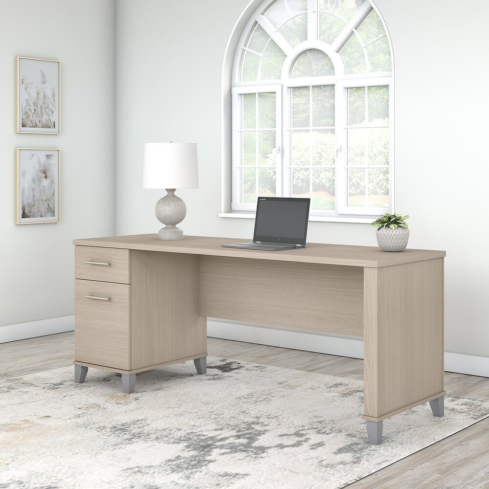 Bush Furniture Somerset 72 inch Office Desk with Drawers