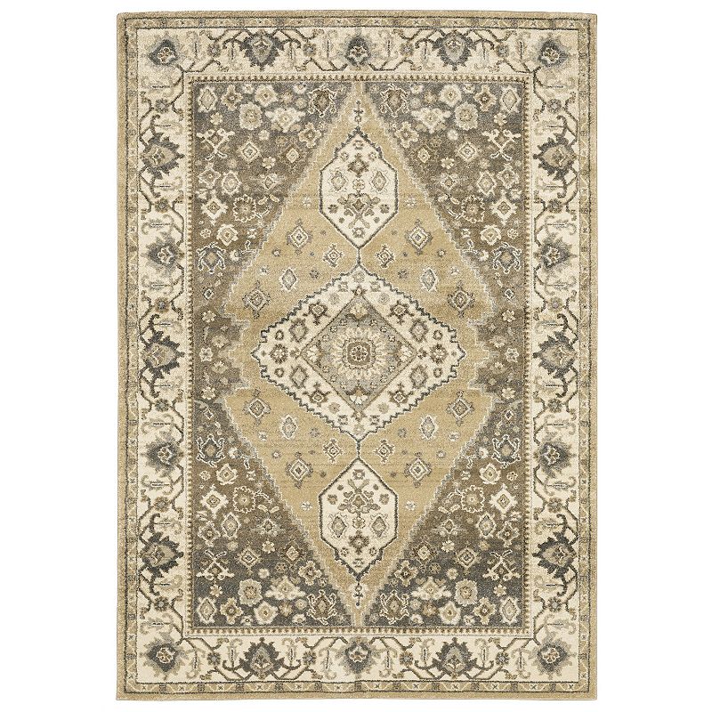 StyleHaven Franklin Border Medallions Area Rug