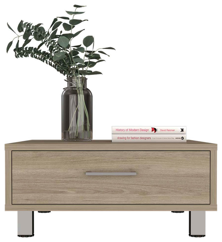 DEPOT E SHOP Staten Coffee Table  Light Pine   Contemporary   Coffee Tables   by DEPOT ESHOP LLC  Houzz