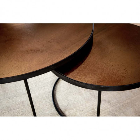 Set de tables basses Nesting bronze Ethnicraft - Tables basses - GRIIN