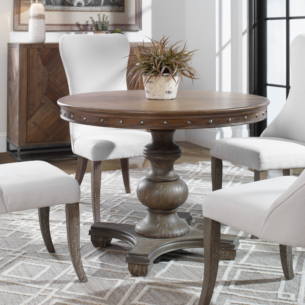 Sylvana Dining Table   Traditional   Side Tables And End Tables   by HedgeApple  Houzz