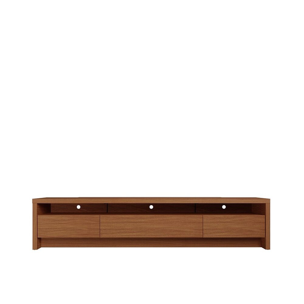 Manhattan Comfort Sylvan 85.43 In. Storage Media Cabinet Console