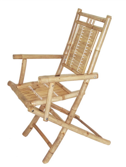 Bamboo54 5108 Bamboo folding chairs with arms