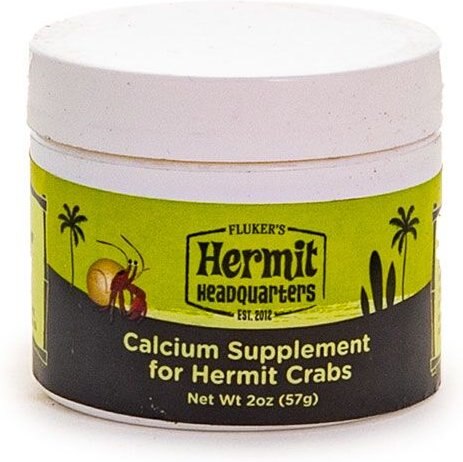 Fluker's Calcium Hermit Crab Supplement， 2-oz bag