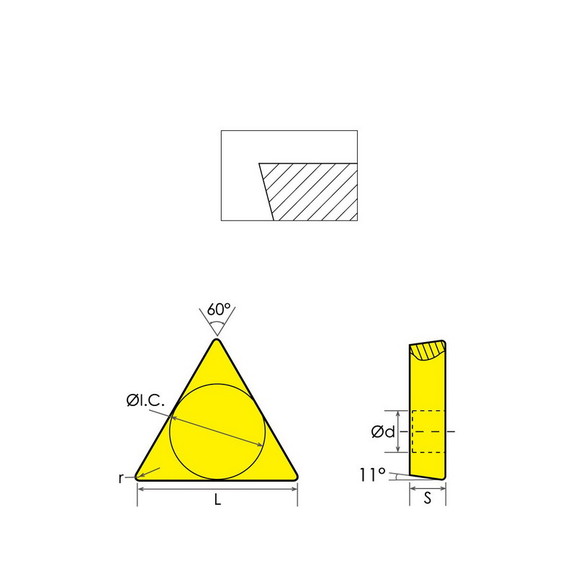 ABS Import Tools TPGN 332 COATED CARBIDE INSERT (6...