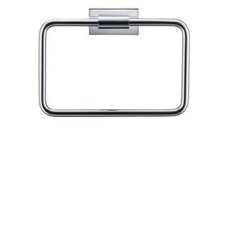 Duravit Karree Wall Mounted Towel Ring in Chrome 0099611000