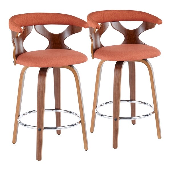 Carson Carrington Viby Mid-century Modern Counter Stools (Set of 2)