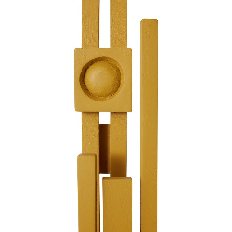 Skyline sculpture mustard - L