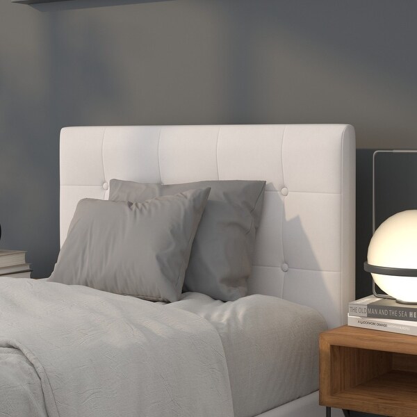 Button Tufted Upholstered Headboard - - 26960257