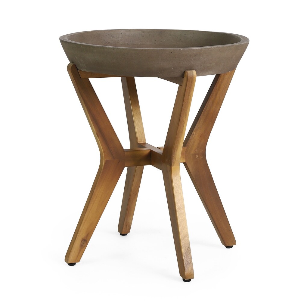 Yukon Outdoor Side Table by Christopher Knight Home