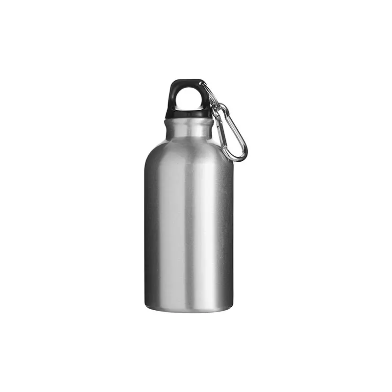 Lightweight 400ML Aluminum Bike Water Bottle with Twist  Lid Buckle for Camping