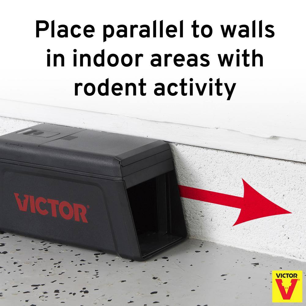 Victor Humane Battery-Powered Easy-to-Clean No-Touch Instant-Kill Indoor Electronic Rat Trap M241