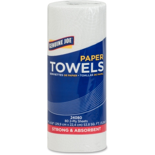 Genuine Joe 2Ply Household Roll Paper Towels  GJO24080