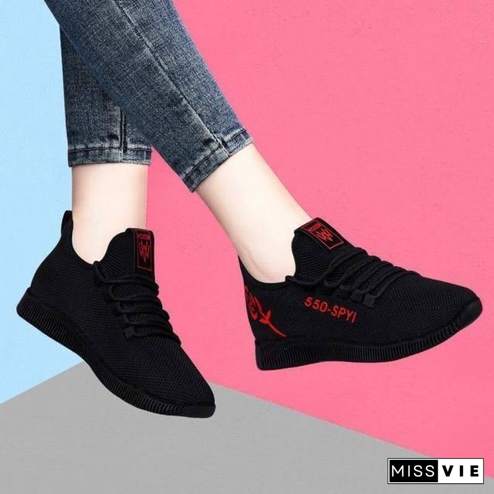 Spring Women Casual Shoes Breathable Mesh Platform Sneakers Women New Fashion Mesh Sneakers Shoes Woman Tenis Feminino