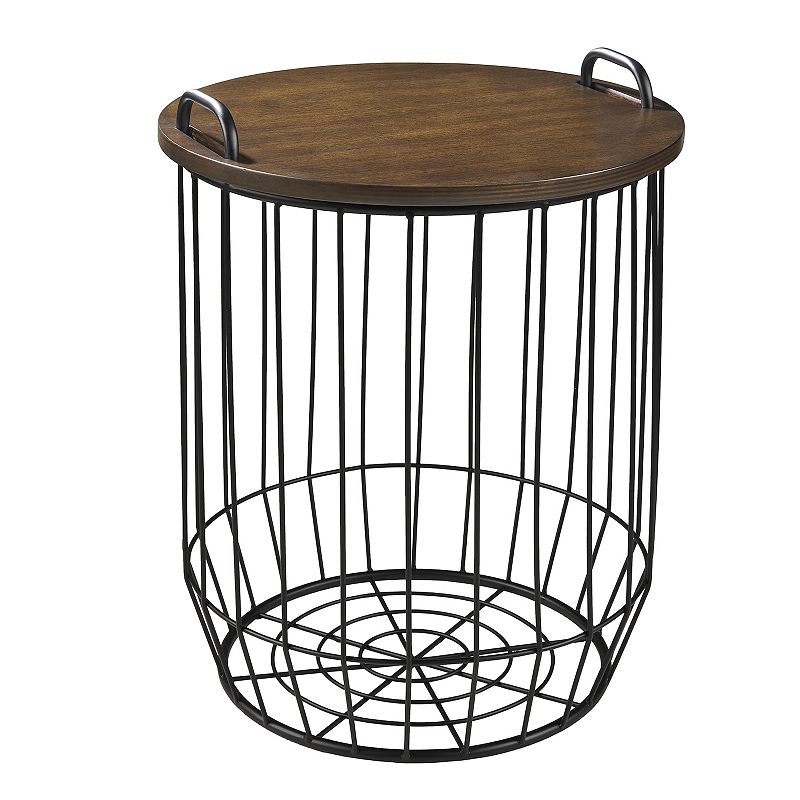 Madison Park Hayden Basket Side Table