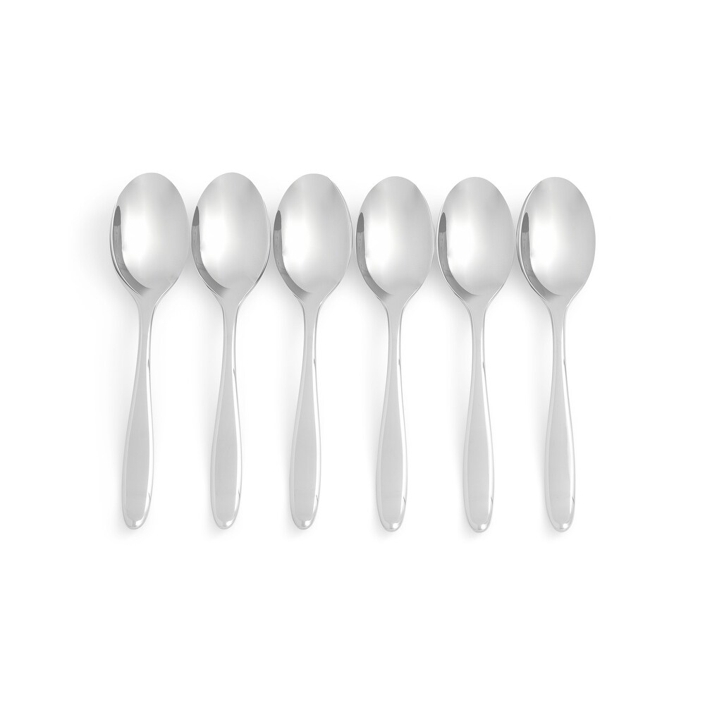 Portmeirion Sophie Conran Floret Dessert Spoons Set of 6   6.5 Inches