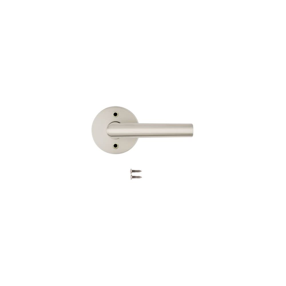 Kwikset Milan Dummy Door Lever Satin Nickel Right Pull Only