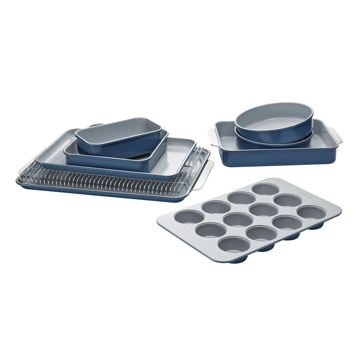 Caraway Home NonToxic NonStick 11Piece Bakeware Set