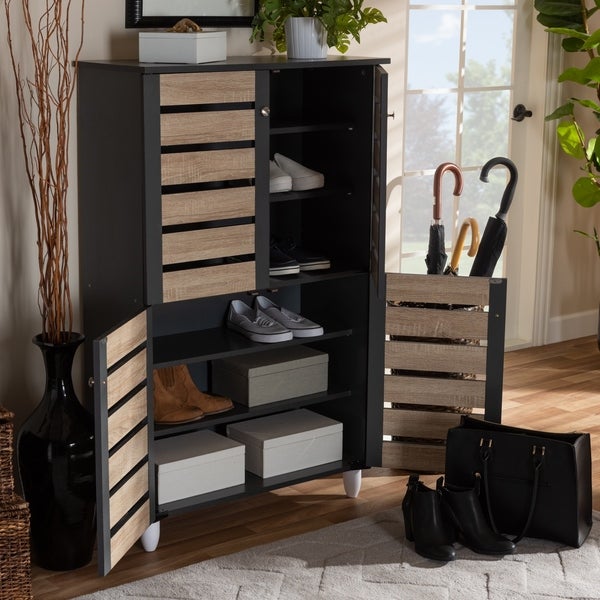 Contemporary Shoe Storage Cabinet - - 26396244